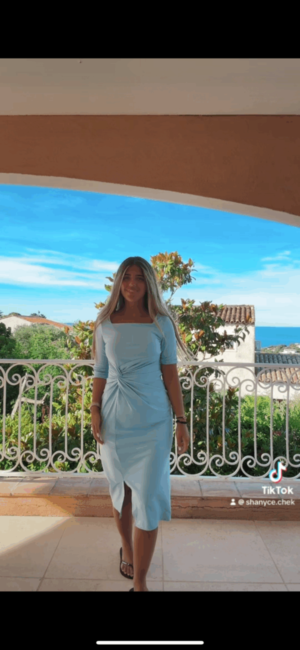 Robe bleu